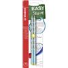 STABILO EASYgraph S - Matita Ergonomica Triangolare Sottile - per Mancini - Azzurro - Pack da 2 - Gradazione HB