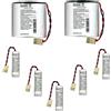 Batsecur kit batterie litio Logisty 7,2V 5Ah 2 pz. BAT06 + 5 pz. BAT04