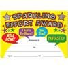 Superstickers DMC14251 scintillante sforzo Award certificate