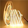 Tesfish Striscia LED, COB Nastri DC 24V 5M 320 LEDs/M Totale 1600 LEDs Bianco Caldo 3000K Flessibile Super Luminosa Luci Striscia per Feste, Bancone, Scaffale, Decorazioni per la casa