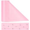 Anstore Runner da tavolo in tessuto non tessuto, 1 rotolo Runner Tavola Rosa, Nastro da Tavola, Decorazione per Matrimonio, Festa, Comunione, 23 m x 30 cm