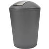 Douceur d'Intérieur - Pattumiera Flic Flac, 5,6 L Grigio