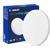Combuh Plafoniera Led Soffitto 30cm, 48w Rotonda Lampada Soffitto Interno Casa, Plafoniere Bianco Neutro 4000K, IP44 Impermeabile Luce Bagno, per Cucine Scale Condominio, Ceiling Light