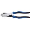 Klein Tools Pinze diagonali, pinze angolate per piccole aree, 20,3 cm, pinze resistenti Cut ACSR e altri J2000-48, blu/nero