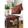 Paoletti Runner da tavola Shiraz - bordeaux rosso e oro - ricamato damascato jacquard - Rivestimento antiscivolo - nappe - 100% poliestere - 33 x 230 cm (33 x 231,1 cm x pollici) - Made by riva Paoletti - Progettato nel Regno Unito