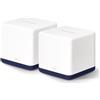 MERCUSYS Router Mercusys AC1900 Home Mesh Wifi Dual-band 2.4GHz/5GHz 2pz Bianco [HALO H50G(2-PACK)]