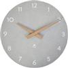 ALBA Orologio da parete HorMilena - diametro 30 cm - grigio chiaro-legno - Alba (unità vendita 1 pz.)