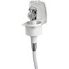 Osculati Doccetta New Edge bianca tubo PVC 2,5 m - 1 PZ Osculati - 15.243.00 - 1524300