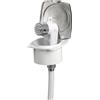 Osculati Doccetta Boris Inox tubo PVC 2,5 m - 1 PZ Osculati - 15.248.70 - 1524870