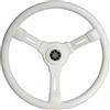 Osculati Volante bianco 3 razze 355 mm Sterzo - Timoneria - 1 PZ Osculati - 45.158.06