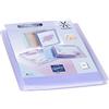 Viquel - Portadocumenti personalizzabile - Raccoglitore formato A4 - Porta viste 120 viste (60 buste) Propysoft - Buste trasparenti e lisce - Viola traslucido