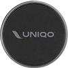 UNIQO Supporto circolare per smartphone magnetico da auto, porta cellulare con clip per bocchette d'aria