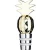 Bar Craft BarCraft Novelty Tappo Stopper per Vino Divertente a Forma di Ananas, Novità, Confezione Regalo, Metallo, Dorato