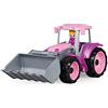 LENA - Truxx Trattore Veicolo Giocattolo per 2+ Anni Bambini, Rosa/Lilla