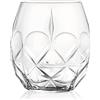 RCR Cristalleria Italiana S.p.a. Linea Alkemist | Bicchieri da Acqua in Vetro Moderni Set 6 Bicchieri di Cristallo da 38 Cl