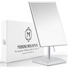MIRRORVANA Specchio da tavolo per trucco e bagno, specchietto portatile da scrivania ideale per truccarsi e make up (18 x 25 cm)