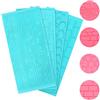 Kurtzy 4pz Set Stampi in Silicone per Dolci in Plastica per Goffratura - Stampi per Dolci Stile Mattoni, Legno e Ciottoli - Stampi per Dolci in Silicone in Rilievo per Decorazioni 3D di Dolci e Torte