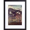 Joyshare Cornice portafoto 30 x 40 cm, con passepartout in legno MDF da 16 pollici, colore naturale moderno,con vetro acrilico,cornice per ritratti,cornice intercambiabile (Nero)