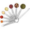 Vicloon Cucchiai Dosatori, Set di 9 Misurini in Acciaio Inox 304 Measuring Spoons Preciso Cucina Misurini Cucchiai Dosatore Set per Misurazione a Secco e Ingredienti Liquidi