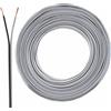SeKi Cavo per altoparlante, 2 x 0,50 mm2, 25 m, colore: bianco, CCA