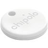 Chipolo One - 1 Pack - Individuatore di chiavi, Tracker Bluetooth per chiavi, Borsa, Avvisi gratuiti fuori portata, Funziona con l'app Chipolo (compatibile con iOS e Android) Bianco