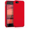 kwmobile Custodia Compatibile con Apple iPhone SE (1.Gen 2016) / iPhone 5 / iPhone 5S Cover - Back Case per Smartphone in Silicone TPU - Protezione Gommata - rosso matt