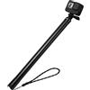 TELESIN - Bastone per selfie ultra lungo da 2,7 m, in fibra di carbonio, estensibile per GoPro Hero 13 12 11 10 9 8 7 Max, DJI Osmo 360 Action, Insta 360 e altre fotocamere d'azione