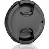 Ares Foto® 77mm Coperchio per obiettivo - Tappo copriobiettivo - Lens Cap. Realizzato in plastica riciclata al 100%. Per Canon Sony Nikon Samsung Fujifilm Pentax Olympus Tamron Sigma