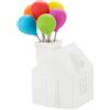 Balvi Forchettina aperitivo House Balloon Colore bianco forchettine in acciaio inox Per dolci e snack