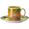 VERSACE HOME TAZZA CAFFE CON PIATTINO JUNGLE ANIMALIER 19335-403713-14740