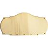 Targhetta in legno con fori 25x20 cm