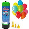Zeus Party bombola gas elio da 2,2 litri + 30 palloncini multicolor