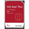 Western Digital WD Red Plus 4 TB NAS 3,5 Hard Disk Interno - Classe 5.400 RPM, SATA 6 Gb/s, CMR, cache 128 MB