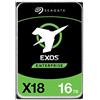 Seagate Exos X18, 16 TB, Hard Disk Interno, HDD, SAS, Classe Enterprise, CMR 3,5, Hyperscale SATA 6 GB/s, 7.200 RPM, 512e, caching avanzato (ST16000NM000J)