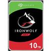 Seagate IronWolf ST10000VN0008 - Disco rigido interno NAS CMR 3,5 SATA 6Gb/s 7200 RPM 256MB per RAID Network Attached Storage, con Rescue Service (ST10000VN0008)