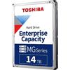 Toshiba 14TB Enterprise Internal Hard Drive - MG Series 3.5' SATA HDD Mainstream server and storage, 24/7 Reliable Operation, Hyperscale and cloud storage (MG08ACA16TE)
