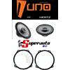 Superauto hi-fi Hertz LINEA UNO Altoparlanti coassiali da 165 mm X165 (220 W) + supporti casse MINI> Anteriore 165 cm