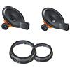 Superauto hi-fi Hertz DSK 165 dsk165.3 Altoparlanti 2 vie + supporti casse GOLF V VI Posteriore