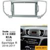 LEXXSON - Mascherina di montaggio per autoradio a doppio din, per autoradio da 9 pollici, per KIA KX5 SPORTAGE R 2016-2017