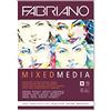 Fabriano Honsell 19100381 Fabriano Mixed Media - Blocco di carta artistica, formato DIN A4, 40 fogli da 250 g/m², adatto per tecniche di pittura bagnata e asciutta