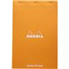 RHODIA 19558C - Bloc-Notes a punto metallico dotPad N°19 Orange - A4+ 21 x 31,8 cm- Puntinato DOT - 80 fogli staccabili - Carta Clairefontaine Bianca 80g/m² -COPERTINA in carta trattata morbida