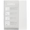 RHODIA 193001C - Quaderno a spirale (rilegatura integrale) Notebook Bianco - A4+ 22,5 x 29,7 cm - Quadretti piccoli - 160 pag. staccabili - Carta bianca 80g/m² - COPERTINA morbida e resistente