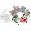 VIRSUS 50pz Scatole Cubo Plexiglass 5x5x5cm Trasparente per Confetti, per  Matrimoni, Battesimi, Comunioni, Feste, Bomboniere, Nascita, Laurea