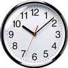 Plumeet 25cm Orologio da Muro, Silenzioso con Numero Grandi E Graziosi e Movimento Digitale Senza Ticchettio, Orologi da Parete Design Moderno Ottimo per la Camera da Letto e la Cucina (Bianca)