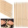 Fentar 75 Pezzi Set di Ferri a Doppia Punta,15 Dimensioni Ferri da Maglia in Bambù, 2mm 2.25mm 2.75mm 3.25mm 3.5mm 3.75mm 4mm 4.5mm 5mm 5.5mm 6mm 6.5mm 8mm 9mm 10mm