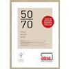 DEHA Design cornice per foto, 50 x 70 cm, legno, Rovere, cornice per posterper appenderein formato verticale e orizzontale, vetro sintetico, Fontana