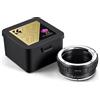K&F CONCEPT Anello Adattatore PK-FX per Obiettivo di Compatibile con PENTAX PK a Fotocamera di Compatibile con Fujifilm Fuji FX