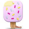 elago Cover Gelato Ice Cream per AirPods 3 | Supporta la Ricarica Wireless, Design Carino, Resistente agli Urti (Mirtillo)