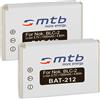 mtb more energy 2x Batteria BLC-2 per Nokia 3310 (versione anno 2000) 3330, 3410, 3510, 3510i, 5510, 6650, 6800, 6810