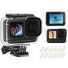 SHOOT 30M Custodia impermeabile Shell per GoPro Hero 13/12/11/10/9, custodia protettiva subacquea con pellicola salvaschermo temperata e inserto anti-appannamento per GoPro Hero 13/12/11/10/9 nero